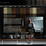 recording artist website design