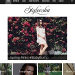 fashion blog web design