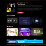 best Entertainment web design