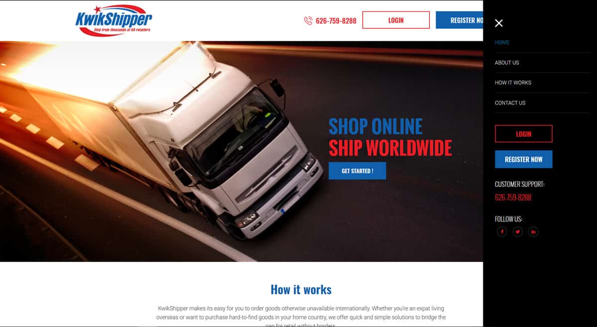 shipping-website