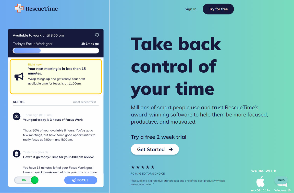 rescue-time-app