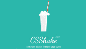 CSS shake is a collection of animations that all “shake” HTML elements 