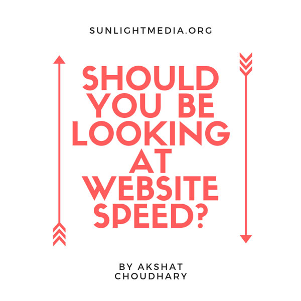 Should you be looking at website speed