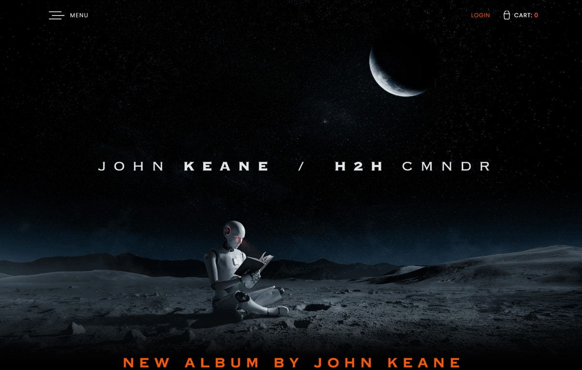 new album H2H CMNDR by John Keane of Laycut Records.