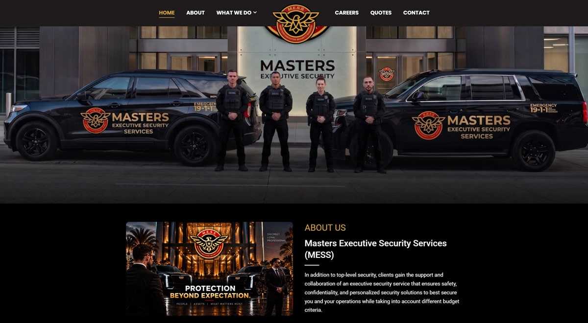 masters executive security services